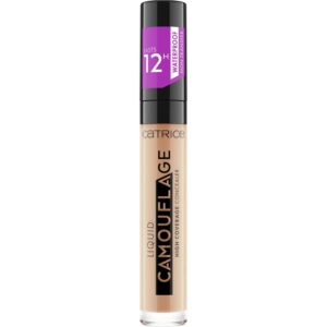 Catrice Liquid Camouflage High Coverage Concealer, No. 015, Nude, for Dry Skin, for Blemished Skin, for Combination Skin, Vegan, Oil-Free, Waterproof, Alcohol-Free, Pack of 1 (5 ml)