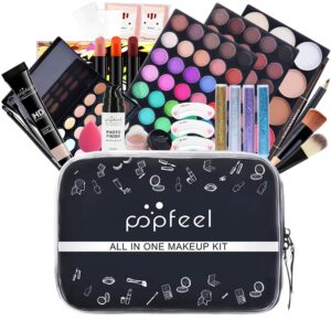FantasyDay 5PCS Makeup Kit Cosmetic Makeup Gift Set Bundle Makeup Palette Beauty Collection Kit Including Mascara, Eyeliner Pen, Eyebrow Pencil, Lipstick and Concealer Stick Make Up Tool Set #1