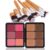 EnMart Face Palette Make-Up Sets, Cosmetic Blending Palette, 6 Colours Concealer Palette + 6 Blush Palette, 11 Makeup Brushes, Long-Lasting and Easy to Blend Formula, for All Skin