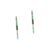 Set of 2 make-up brushes, eyeshadow brush, make-up brush set, make-up brush set, make-up brush set, make-up removable cosmetic brush, lip brush, eyeshadow brush, portable metal handle