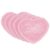 Barbie™ GLOV® Abschminkpads Rosa Abschminktücher Waschpads Hypoallergene Abschminktücher nur mit Wasser Make Up Entferner Pads Herzförmig Waschbar Wiederverwendbar Umweltfreundlich 5 Stücke