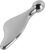 Ieron Gesicht Gua Sha 2 in 1 Augenmassageroller Gesichtsschaber Beauty Tool Zinklegierung Gesichtsmassageroller Hautpflege Gesicht für straffe Haut und definierte Konturen (Silber)