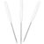 FOMIYES 3 Pieces Stainless Steel Cosmetic Makeup Spatula Stirring Rod Tool Cosmetic Mixer Long Metal Spatula Depotting Mixing Tool Silver