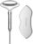 HAZUU Stainless Steel Gua Sha & Face Roller – Metal Roller for Eyes & Neck, Anti-Ageing Face Massage Tools, Gua Sha Face Tool Set (JGS-2)