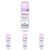 bebe Augen Make-Up Entferner & Wimpernpflege (125 ml), entfernt sanft wasserfeste Mascara & Augen Make-Up und pflegt die Wimpern augenmild (Packung mit 4)
