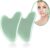 Gua Sha Stone, Jawline Stone Face Massage, Heart-Shaped Board, Face Stone, Guasha Massage Tool Set, Massage Stones for Eye Swelling, SPA, Face Care, Anti-Ageing, Pack of 2