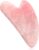 Gua Sha Stone Massage Tool, Natural Stone Heart Shape Rose Quartz Scraping Beauty, Face Massage for Eye Swelling, Skin Tightening of Face, Back Whole Body Massage (Pink)