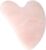 PARSA Beauty Nature Love Rose Quartz Gua Sha Stone – Gua Sha Stone for Firming Facial Yoga and Face Massage – Facial Massager for Lymphatic Drainage