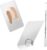 Molain Make Up Palette, Stainless Steel Spatula, Cosmetic Make-Up Mixing Palette, Cosmetic Mixing Palette with Spatula, Cosmetic Palette, Make-Up Palette for Foundation, Nail Art, Eye Shadow
