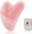 Flagest Gua Sha Facial Treatment with Rose Quartz Heart Shape Guasha Board JScratch Massage Tool Anti-Wrinkle Tool for Face Scraping – Heart Shape Jade Trigger Point Treatment on Face