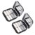 Lurrose Magnetic Make-Up 2 Pieces Empty Magnetic Eyeshadow Make-Up Refillable Makeup Storage Box with Mirror for Cosmetic Lipstick Palettes Empty Lipstick Palettes
