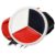 KARLOR 3-in-1 Face Paint, Black, White, Red, Body Paint, Face Paint, Waterproof Face Paint, Make-Up, Halloween, Carnival, Cosplay