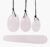 Crystali Yoni Eggs and Massage Stick Set of 4 for Love, Wellbeing and Kegel Exercise, Pelvic Floor Muscle Training – Rock Crystal Set