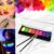 KARLOR UV Neon Face Paint, 8 UV Colours with 2 Brushes, Body Paint Fluorescent Water Soluble for Face, Body Paint, Neon Make-Up, Face Body Paint, Highlight Make-Up, Glow Under Black Light