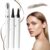 Micro Waterproof Eyebrow Pencil with 4 Fork Tip Applicator, Waterproof Eyebrow Pencil, Long-Lasting Waterproof, Creates Effortlessly Natural-Looking Brows (1, D# Light Brown)