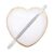 Bewudy Set of 2 Manicure Painted Palette, Resin Nail Mixing Palette, Nail Art Palette, Golden Edge, Presentation Plate, Cosmetic Mixing Tools for Make-Up, Beauty, Hand-Painted