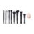 e.l.f. Ten Out Of Ten Brush Set, 10 Piece Brush Set, Face, Eyes, Brows & More, Synthetic Bristles, Vegan & Cruelty Free