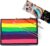 Bowitzki 50g Water Activated Eyeliner Retro Graphic Hydra Eye Liner Makeup UV Glow Fluorescent Cake Aqua Color Split Cakes Neon Rainbow Face Paints Body Painting for Halloween Christmas