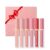 6Pcs Matte Liquid Lipstick Lipliner Lippen-Set, Flüssiger Lippenstift Wasserdichte Langlebige Satiniert Matt Finish Lippencreme, Langanhaltend Feuchtigkeitsspendende Lipgloss Kosmetik Make up