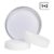 Lynlon Kinderschminke Set , Theaterschminke, Karnevalsschminke, 1 Profi-Aqua Schminkfarben mit 2 Schmink-Schwämmchen für Professionellen Clowns und Mimes ( Weiß – 30g – Wasserlösliche )