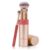 Pinselset Make-Up Luvia Cosmetics Travel Set Anniversary, 5 Kosmetikpinsel Inkl. Schminkpinsel Aufbewahrung, Beauty Kit, Vegan (Gold/Rosy Coral)