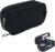 Travel Makeup Bag with Brush Compartment Women’s Small Pouch Brush Multifunctional Organiser Double Layer Waterproof Makeup for Beauty Bags Travel Kit Cosmetic Bag Black, black, organizers