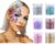 Glitzer Gesicht 6 Stück Glitzer Basteln Body Glitter Glitzer Schminke für Gesicht Nägel Augen Haare Musik Festival Masquerade Halloween Party DIY-Design