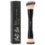 DUcare Foundation Brush – Dual Head Contour Bronzing Makeup Brush, Dual Head Self Tanning Makeup Brush for Blending Foundation, Concealer, Creams and Makeup (B-Black)