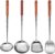 Callstick Long Stainless Steel Wok Spatula Kitchen Slotted Turner Ladle Cooking Tools Utensils Set