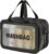 Q-WOOFF Cosmetic bag, toiletry bag, men, dry and wet separation, portable waterproof toiletry bag, make-up bag with large capacity, storage bag, black, simple