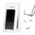 Easy Fan Lashes, Self-Fanning Eyelashes, Volume Eyelashes for Volume Technique, Curl Eyelash Extension, Mixed Length Eyelash Extensions (0.07 mm-D-mix9-17)