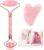 EUDUUQ 4 Stück Jade Roller Massage Set,Rosenquarz Gua Sha Stone,Gesichtsroller Beauty Massager,Skin Care Set für Verbessern Sie Schwellungen der Augen,Hautstraffung,Anti-Aging