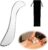 Gua Sha Edelstahl, Gua Sha Massagewerkzeug Gua Sha Schaber Grade Faszien Tool zum Reiben Gua Sha Gesichtsmassageroller für Schönheit und Entspannung der Körpermuskulatur