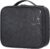 Cosmetic Bag Women’s Professional Toiletry Bag Makeup Bag Organiser Travel Waterproof Artist Vanity Case with Adjustable Divider, Brush Slots, black