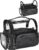 Relavel Makeup Brush Bag, Portable Large Makeup Brush Holder, Professional Cosmetic Bag, Transparent Waterproof Cosmetic Organiser Bag with Shoulder Strap, C# transparent, Cosmetic bag