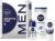 NIVEA MEN Sensitive Care Gift Set, Care Set with Care Products for Sensitive Skin, Gift Box with Care Shower, Face Care Cream and Deodorant for Men