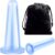 Silikon Schröpfen Therapie Set Vakuum Massage Becher Kit Becher Körperbecher Gesicht Schröpfen für Muskeln Stimulieren Durchblutung, 2 Größen (Blau)
