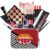FantasyDay Multifunctional Exquisite Makeup Gift Set Cosmetic Makeup Kit for Face, Eyes and Lips – Makeup Palettes Vanity Case with Eyeshadow Palette, Lipstick, Blush, Mascara, Brush