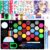 Janolia Gesichtsfarbe Kinderschminken Set, Bodypainting Farben für Theaterschminke, 23 Farben Kinderschminke Wasserbasis Faschingsschminke Face Paint, Ideal Kinderschminke Set für Halloween Karneval