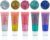 5Pcs Face Chunky Glitter Gel,Festival Glitzer Gesicht für Festliche Verkleidungen, Gesicht, Haare, Kleidungsdekoration, Feminine Glitzer Make Up Pailletten und Festival Zubehör