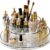 Greentainer Make-up Organizer 360°drehbarer Kosmetik Organizer aus Acryl für Parfüm und Schmuck,Großer Kosmetikbox für Schlafzimmer, Badezimmer, Büro,Beauty Organizer für Schminktisch |Transparent