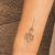 Inkster® Lotus with Extension Tattoo, Temporary Tattoo with EU Cosmetic Certification, Waterproof + Vegan, Revolutionary 2-Week Tattoo, Fake Tattoos and Adhesive Tattoos for Adults