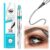 Augenbrauenstift mit 4 Spitzen, Microblading-Stift, Augenbrauenstift, wasserfest, langer Halt, einfach zu bedienen und zu entfernen, für einen natürlichen Look der Augenbrauen – Augenbrauen-Make-up