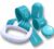 Stephanie Franck Beauty Anticellulite Set3 – One Massage Roller, Two Suction Pads (S+L), One Fitness Band (Pink)