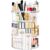 Withosent Make Up Organizer, 360° Drehbar Schminktisch Kosmetik, Parfüm Aufbewahrung,Skincare Beauty Schminke Kosmetikbox zubehör für Dresser Schlafzimmer Badezimmer, Transparent