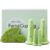 Rena Chris Face Cupping Set & Gua Sha Tool – Silicone Cupping Glasses & Jade Gua Sha Stone for Natural Skin Care and Lip Plumping (Green)