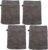 12 Stk Fiber Make-up-Entferner-Handschuhe Reisezubehör Schminkhandschuhe Schwämme Gesichts-Accessoire Tragbare Gesichtshandschuhe das Gesicht Puderquaste Makeup entferner Schwamm
