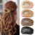 Yeomju Pack of 4 Women’s Hair Clips, French Hair Clips, Flat Secure Hold Inner Teeth Hair Claws, Strong Hold Side Hair Clips
