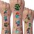 Minecraft Children’s Tattoos, 8 Sheets Temporary Children’s Tattoos, Minecraft Temporary Tattoos Set, Waterproof Children’s Tattoos, Children’s Birthday Gift, Party Decoration