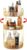 iarack Make Up Organiser, 360° Rotating Cosmetic Organiser, Beauty Skin Care Organiser, Dressing Table Organiser, Rotatable for Bathroom (3 Layers, Gold)